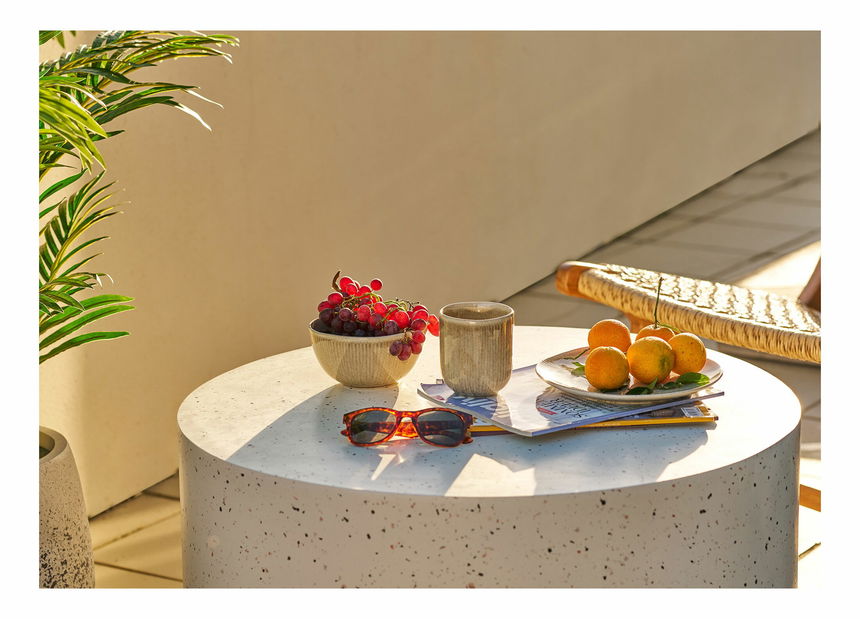 Set 4 ks talířů Vesmerie 3 (béžová)