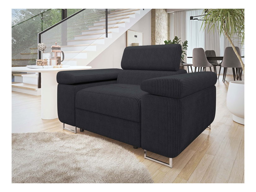 Křeslo Terazuro 1 (šedá + bílá)