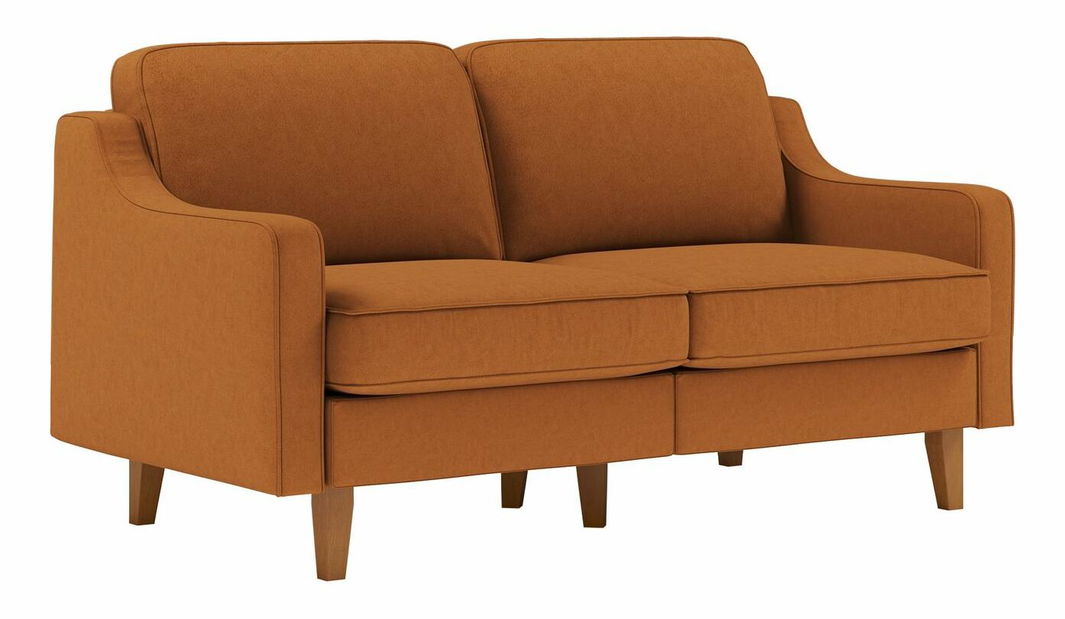 Pohovka dvousedačka Dělají 2 (petrolejová + ořech)