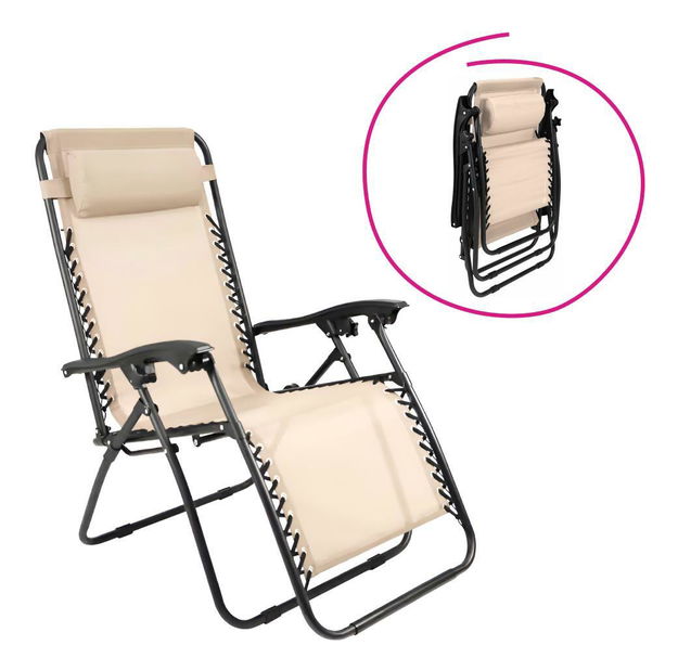 Zahradní křeslo Gerry new (béžová)