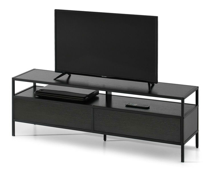 TV stolek/skříňka Subsidios (černá)