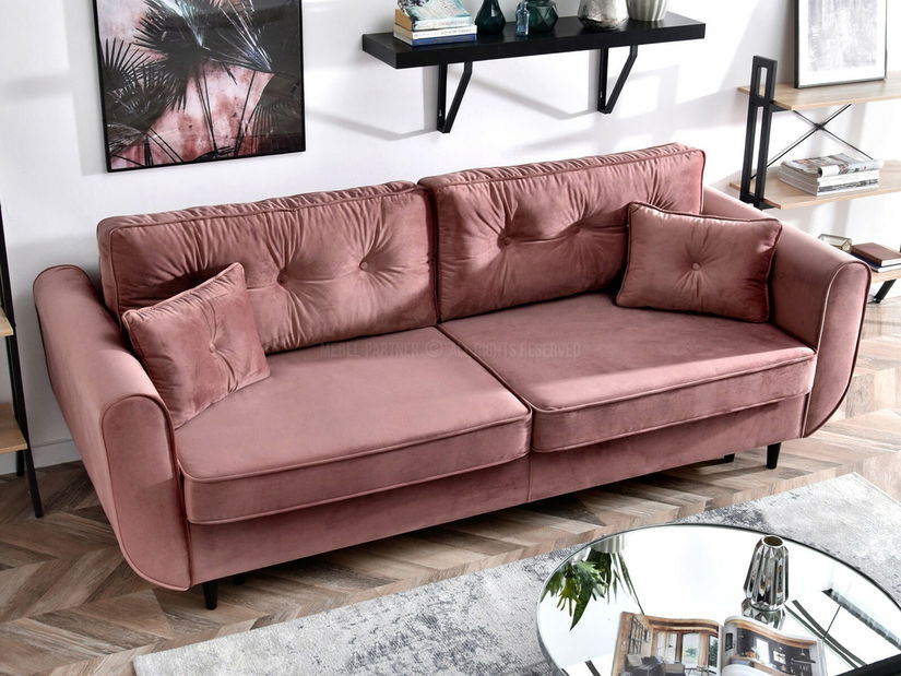 Pohovka dvousedačka Bacteria (černá)