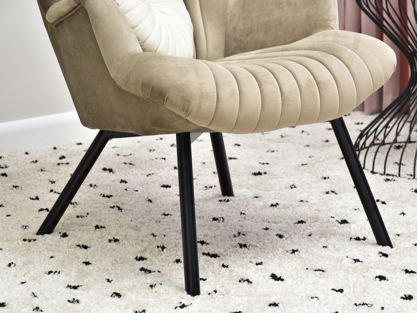 Relaxační křeslo Lanzaris (černá)