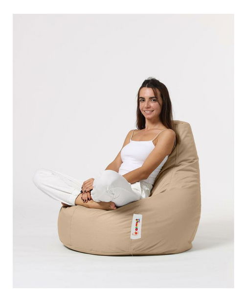 Sedací pytel Dolce (šedohnědá)