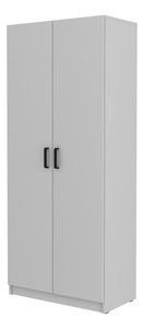 Policová skříň Mantela 2F (světle šedá)