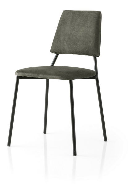 Set 2 ks. jídelních židlí Limeta V2 (černá + antracit)