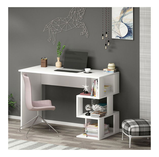 PC stolek Mutipa (bílá)