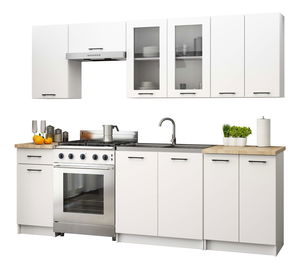 Kuchyňská sestava 240 cm Ozara II C (bílá)