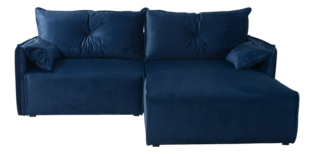 Rohová sedačka Leonaro (modrá) (P)