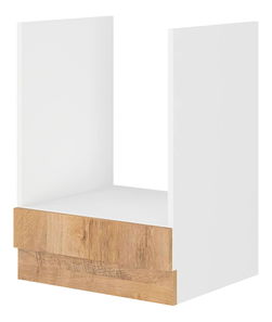 Dolní kuchyňská skříňka Sylrona 60 DG BB (bílá + dub lefkas)