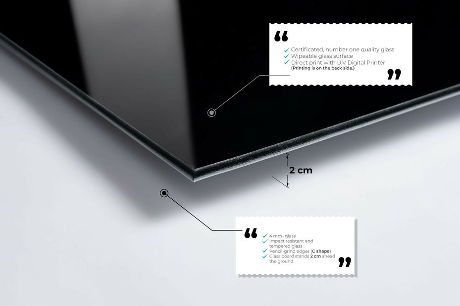 Obraz zo skla 50 x 70 cm Asir Uve 16