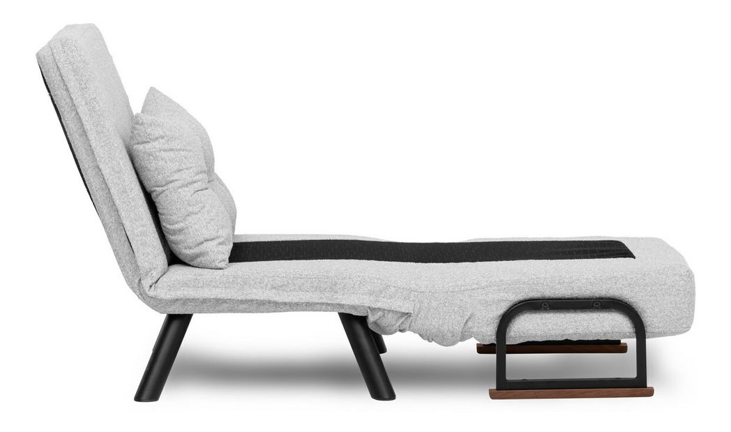 Rozkládací křeslo Sandy (šedá)