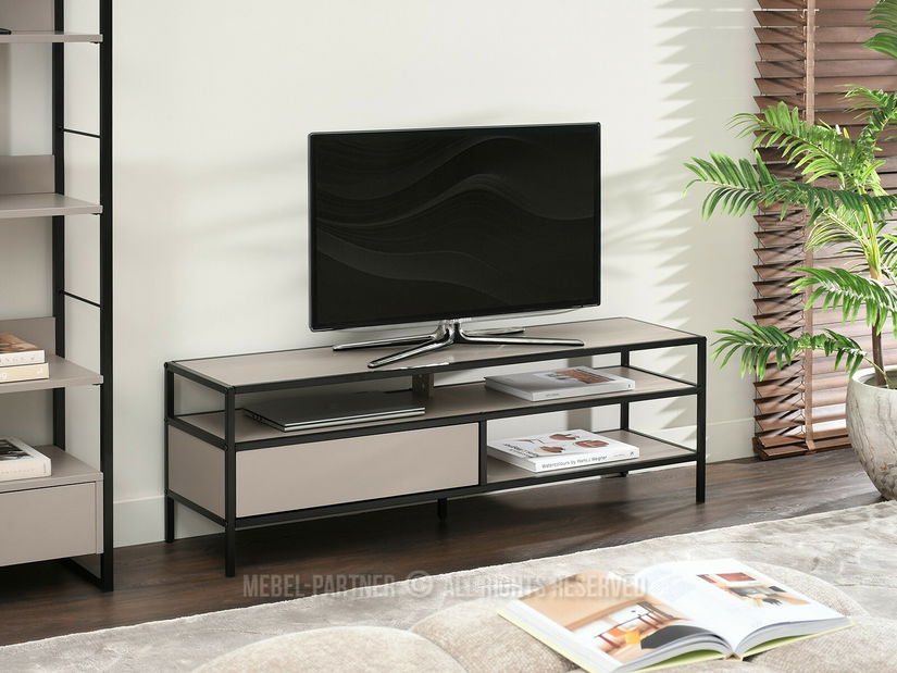 TV stolek/skříňka Subsidios (černá)