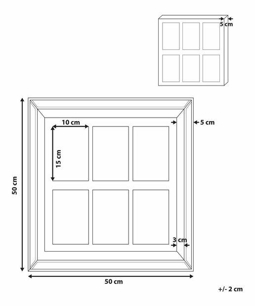 Fotorámeček SANA (stříbrná) (6 fotografií)