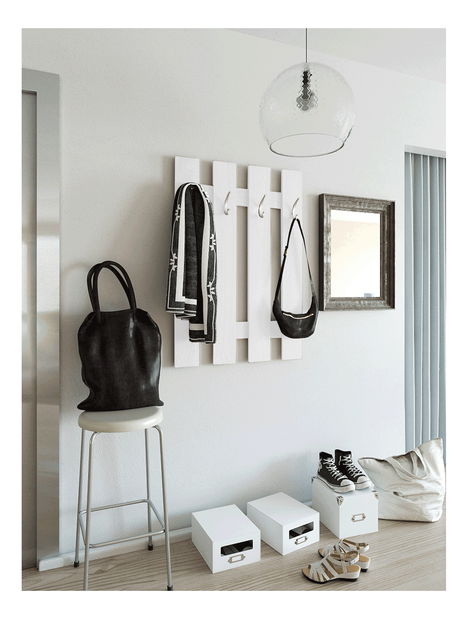 Věšákový panel Katyro bílá *bazar