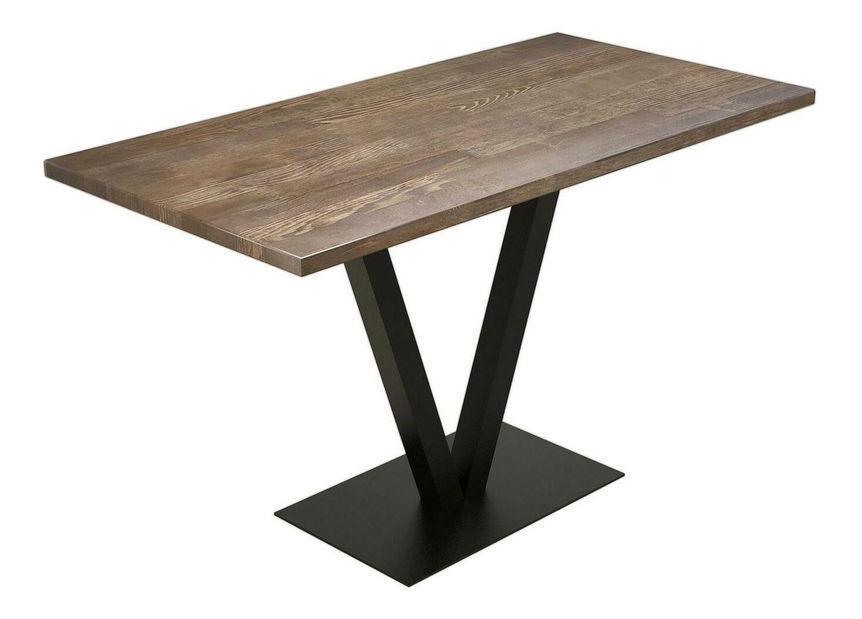 Jídelní stůl Sunrise (pro 4 osoby) (ořech + černá)