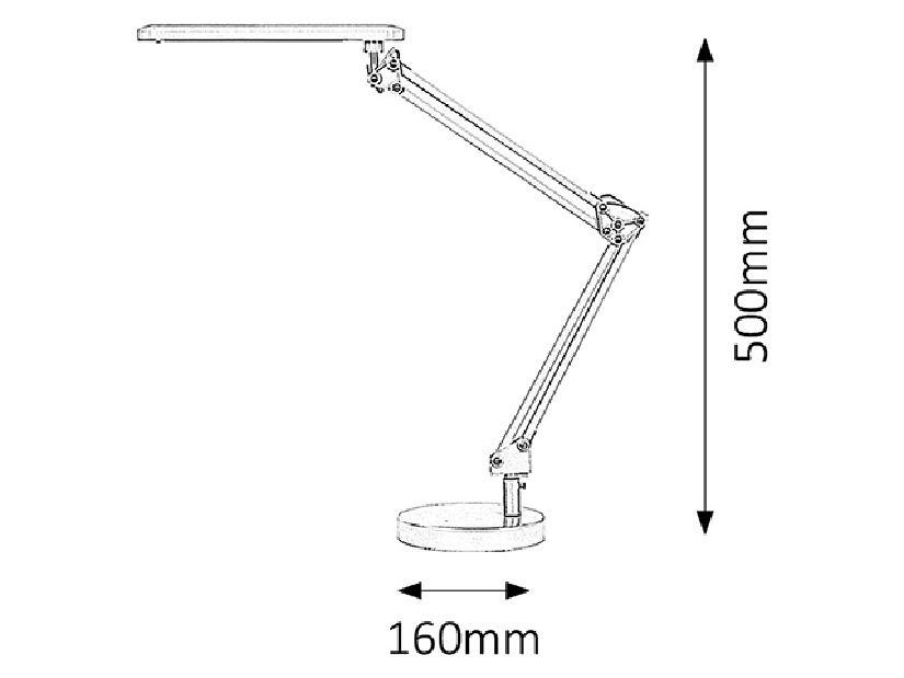 Stojanová lampa Colin 4407 (bílá)