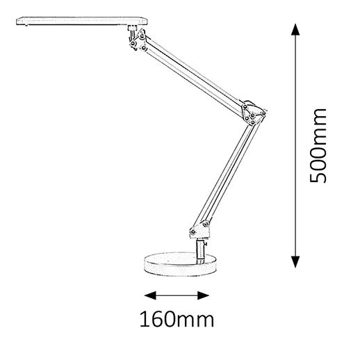 Stolní lampa Colin 4407 (bílá)
