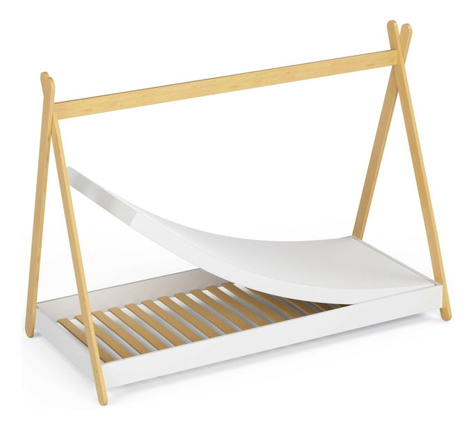 Dětská postel Graciela II (bílá) (s matrací)