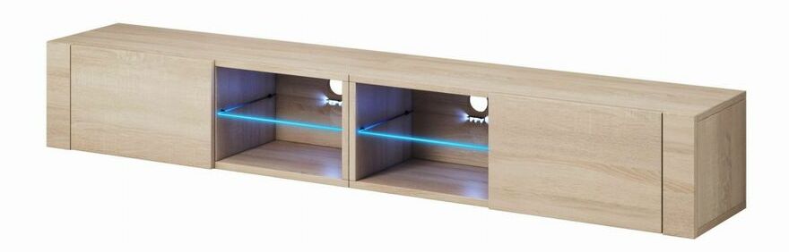 TV stolek/skříňka Best dvojitý (sonoma světlá)