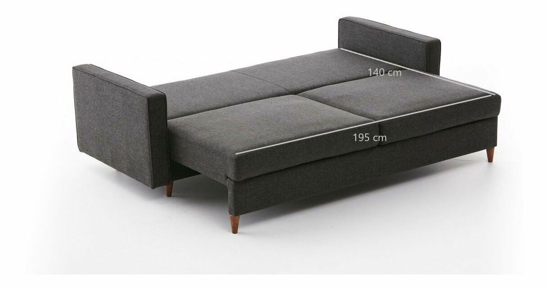 Pohovka trojsedačka Evelyn (Antracit)