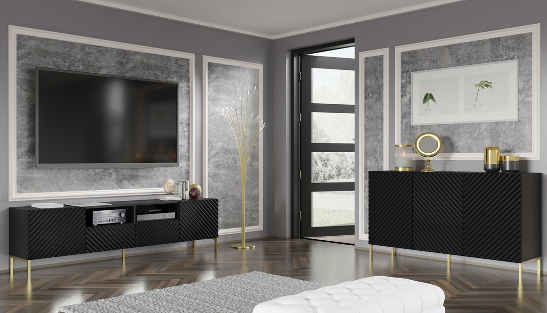 Obývací pokoj Surfy 6 (černá)