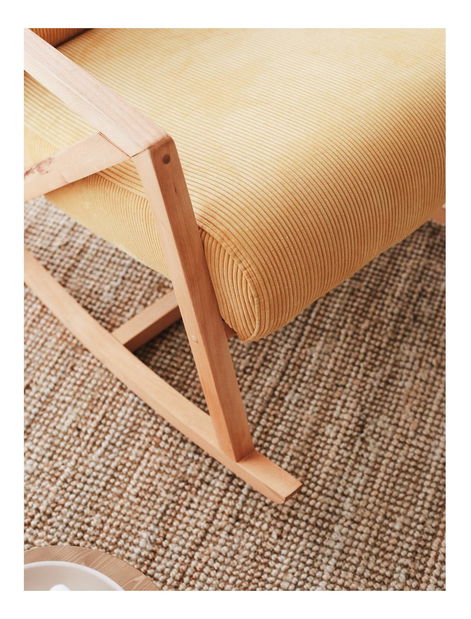 Houpací křeslo Nena (žlutá)