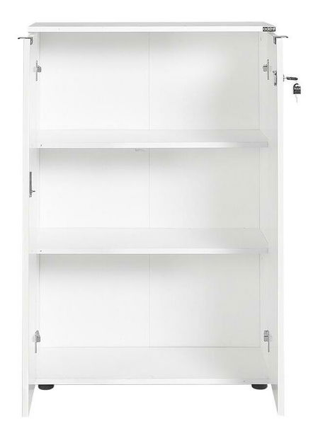 Skříňka Vabene 2 (diamantová bílá)