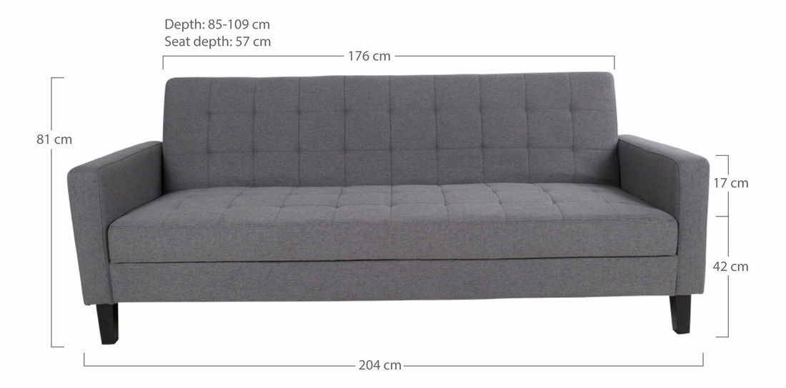 Sedačka Mvadoria (tmavě šedá)