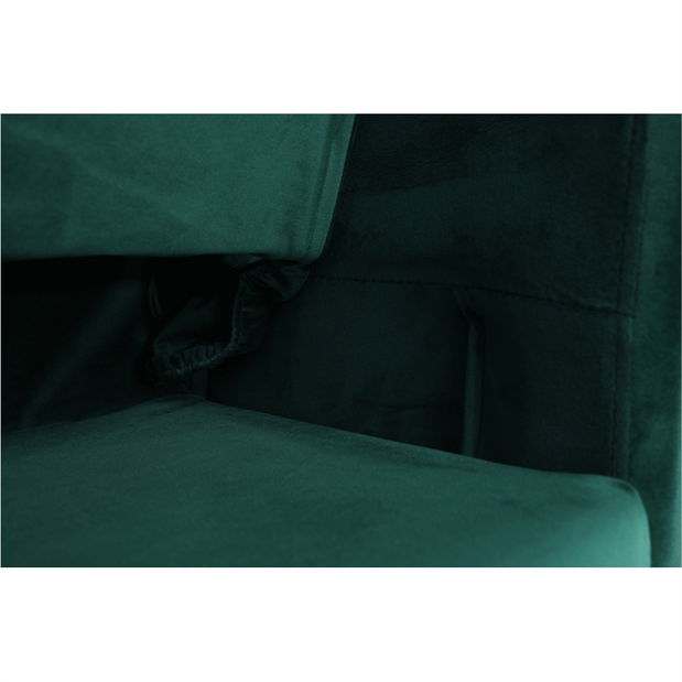 Rozkládací pohovka Fastinna (smaragdová)