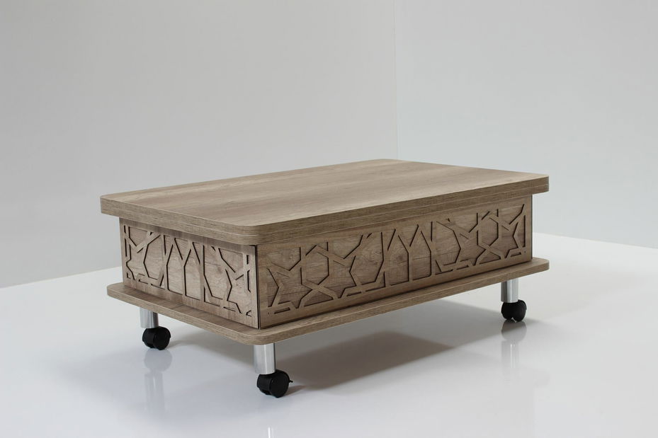 Konferenční stolek Adat (bílá)