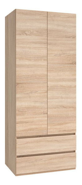 Šatní skříň BRW Academica SZF2D2S