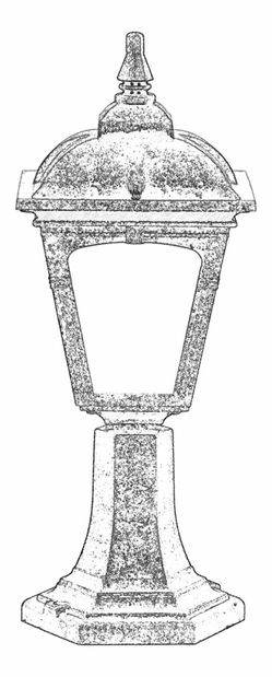 Venkovní nástěnné svítidlo Becca (hnědá)