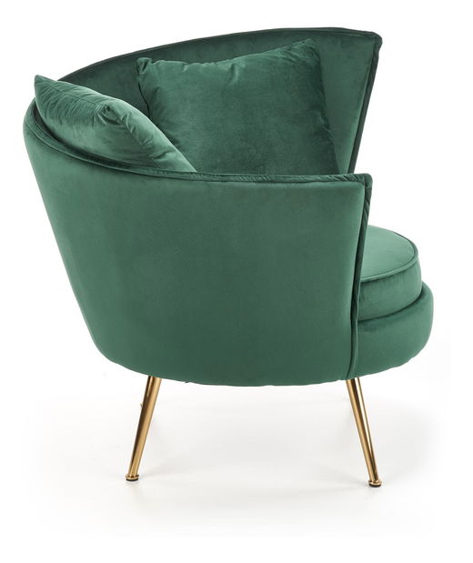 Křeslo Almino (tmavě zelená)