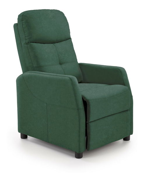 Relaxační křeslo Fallon (tmavozelená)