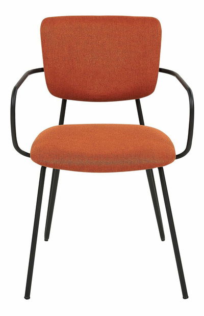 Set 2 ks jídelních židlí Emmanuelle (oranžová)