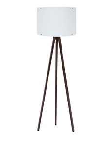 Stojanová lampa Farnesia 1 (bílá + ořech)