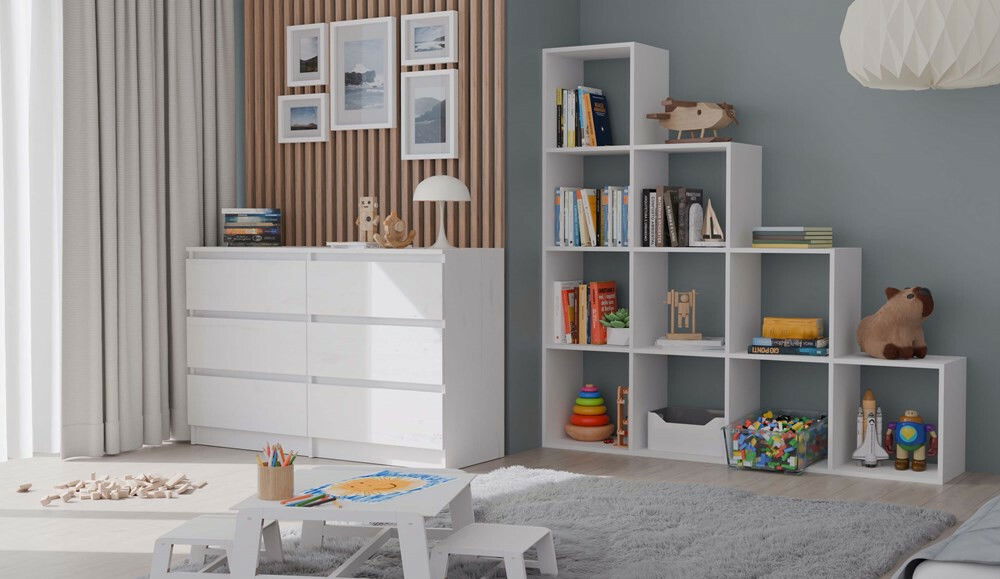 Regál Respeto 4 (bílá)