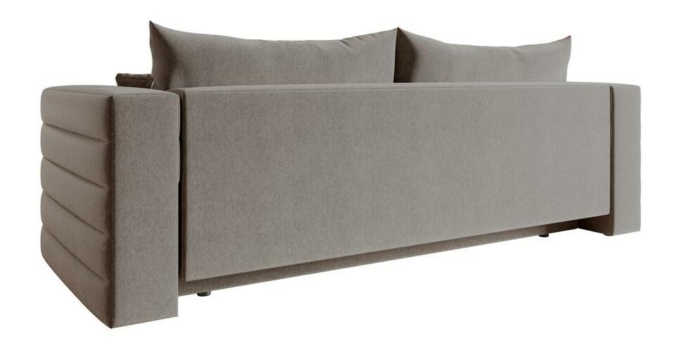 Pohovka trojsedačka Liluetta (béžovošedá + černá)