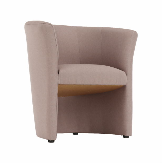 Křeslo Cubali (pudrově růžová)