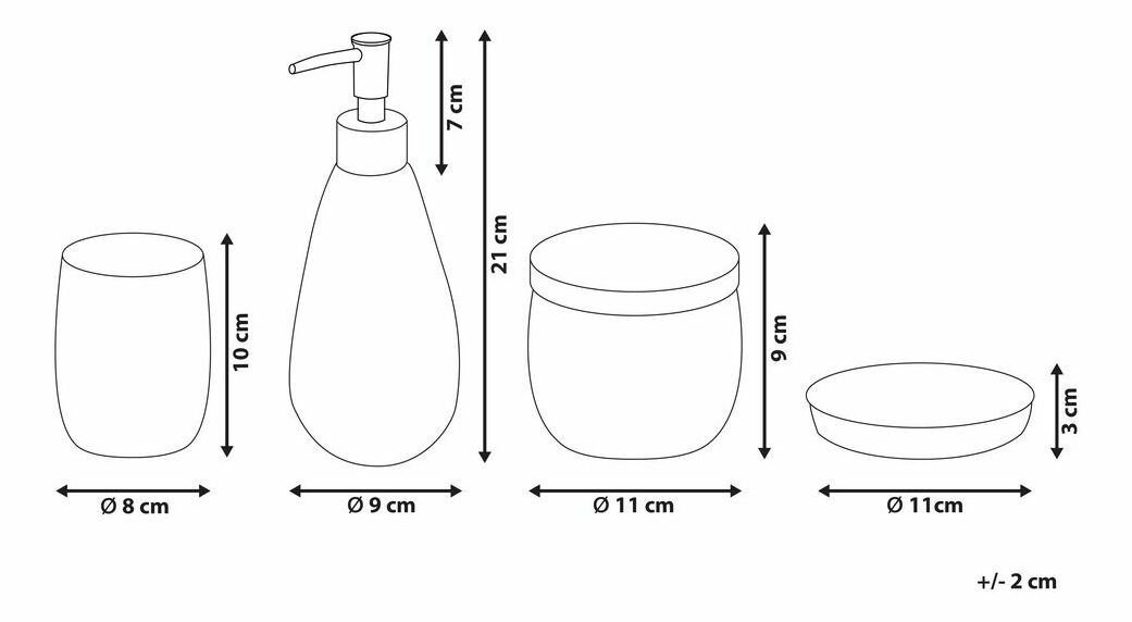 Koupelnové doplňky Sedgely (průhledná)
