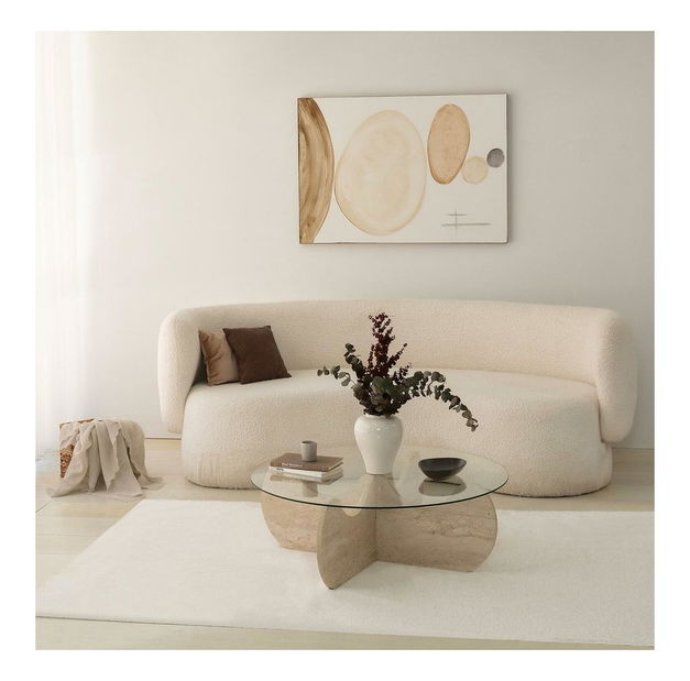 Konferenční stolek Hilda (travertin)