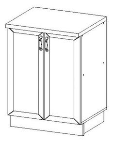 Dolní skříňka Felicia FE-09/D60 *výprodej