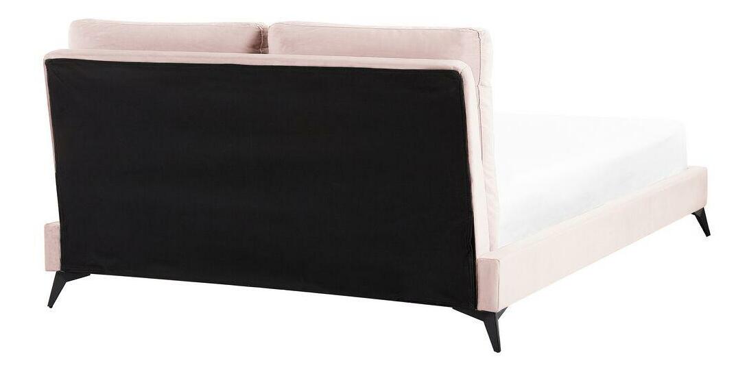 Manželská postel 140 cm Mellody (růžová)