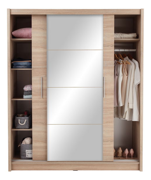 Šatní skříň Layla (dub sonoma)