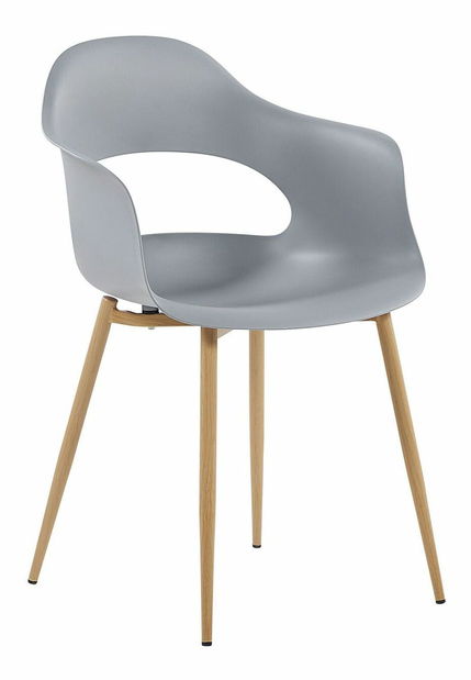 Set 2 ks. jídelních židlí URCA (světle šedá)