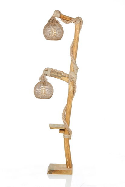 Stojanová lampa Rustecolla 3 (přírodní)