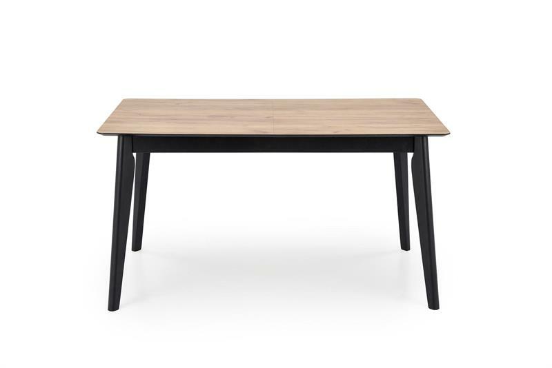 Jídelní stůl Guliano (dub wotan + černá) (pro 6 až 8 osob)