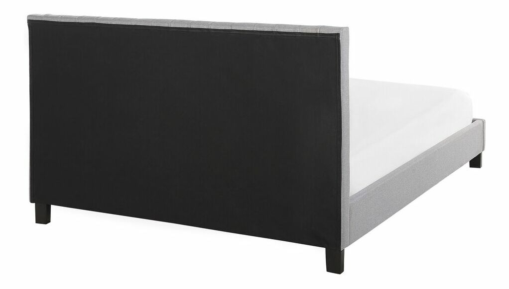 Manželská postel 140 cm PARASO (světle šedá) (s roštem)