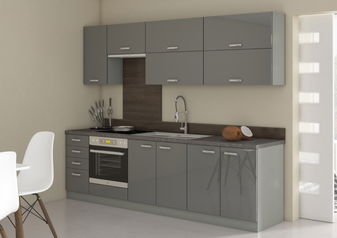 Kuchyně Gonir 3 260 cm (šedá)
